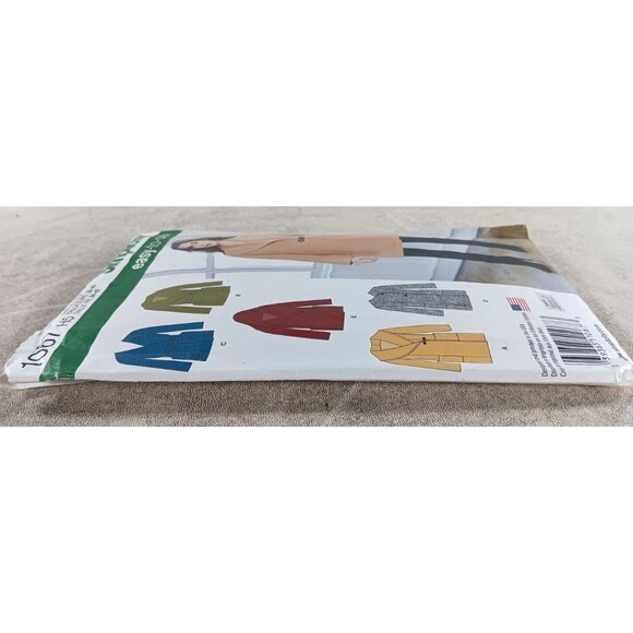 Simplicity 1067 EASY Wrap Jacket or Side Button Coat Pattern Size 6-14 - Picture 3 of 4